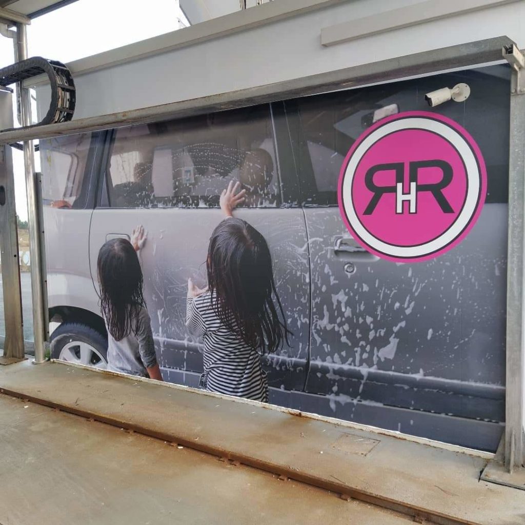 Vinilo para zona de lavado